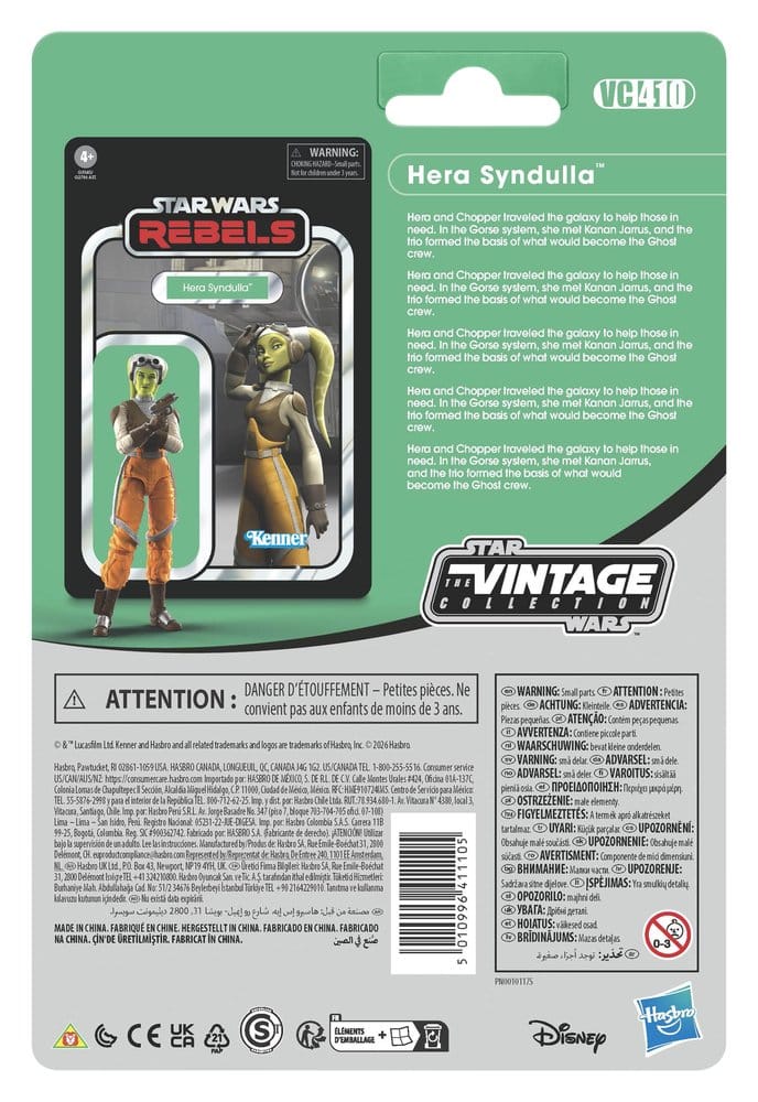 Star Wars Rebels Vintage Collection Action Figure Hera Syndulla (Spectre-2) - Hasbro Action Figures