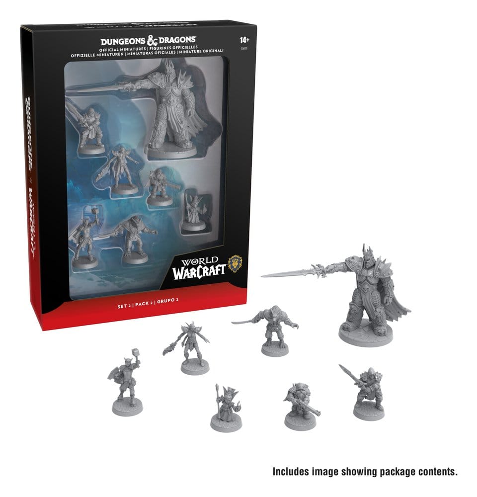 Dungeons & Dragons x World of Warcraft Miniatures Set 2 - Hasbro Miniature Gaming & Tabletop