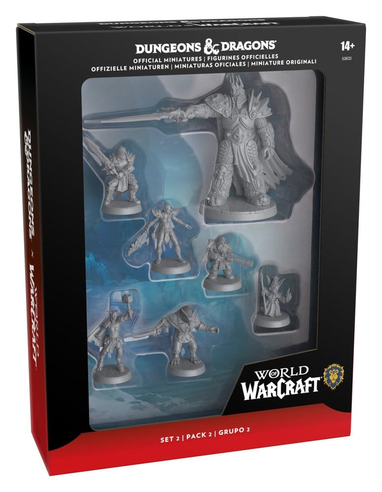 Dungeons & Dragons x World of Warcraft Miniatures Set 2 - Hasbro Miniature Gaming & Tabletop