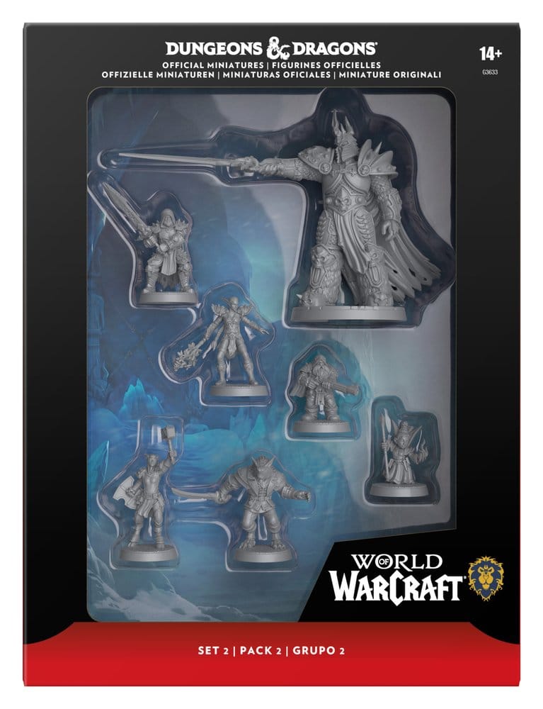 Dungeons & Dragons x World of Warcraft Miniatures Set 2 - Hasbro Miniature Gaming & Tabletop