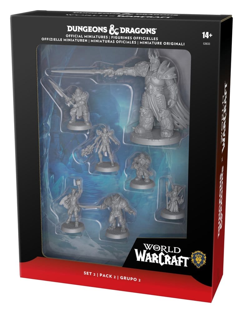 Dungeons & Dragons x World of Warcraft Miniatures Set 2 - Hasbro Miniature Gaming & Tabletop
