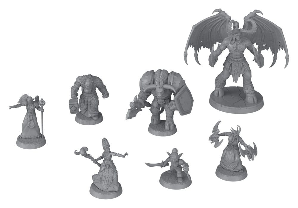 Dungeons & Dragons x World of Warcraft Miniatures Set 1 - Hasbro Miniature Gaming & Tabletop