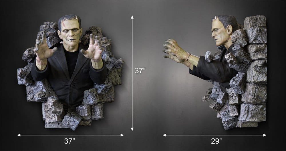 Frankenstein Wall Mount 1/1 Boris Karloff as Frankenstein's Monster 94 x 94 cm - Hollywood Collectibles Group Decoration