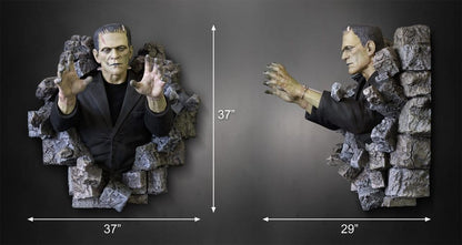 Frankenstein Wall Mount 1/1 Boris Karloff as Frankenstein's Monster 94 x 94 cm - Hollywood Collectibles Group Decoration