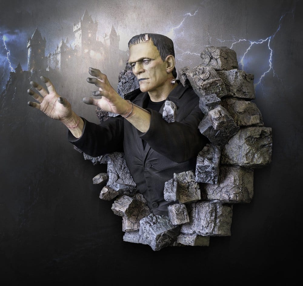 Frankenstein Wall Mount 1/1 Boris Karloff as Frankenstein's Monster 94 x 94 cm - Hollywood Collectibles Group Decoration