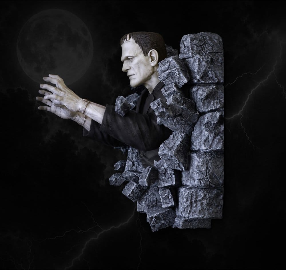 Frankenstein Wall Sculpture Classic Horror Edition Half Scale 48 cm - Hollywood Collectibles Group Statues