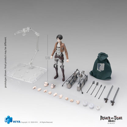 Attack on Titan Exquisite Basic Series Action Figure 1/12 Levi Ackerman