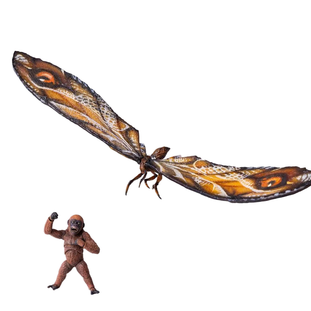 Godzilla x Kong: The New Empire Exquisite Basic Series Action Figure Mothra Premium Set - Hiya Toys Action Figures