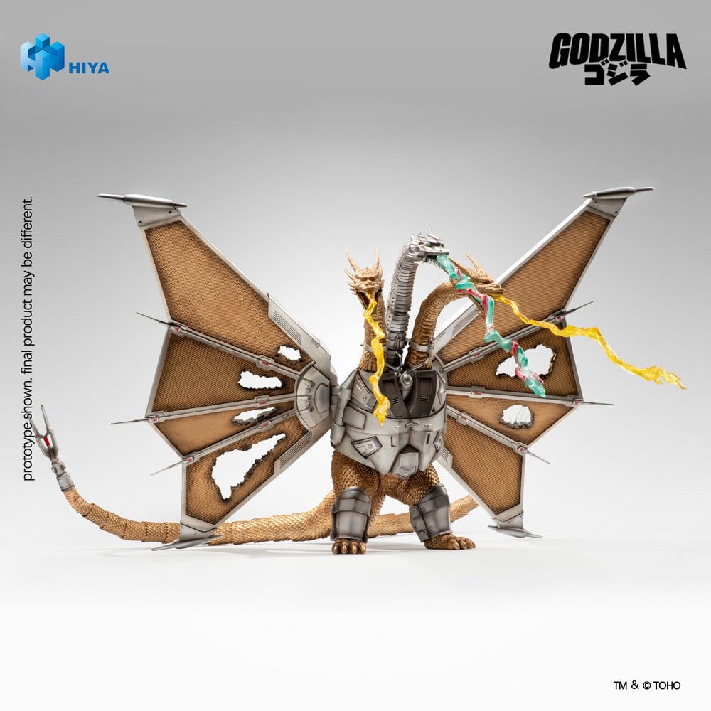Godzilla vs. King Ghidorah Exquisite Basic Action Figure Battle Damaged Mecha King Ghidorah 33 cm - Hiya Toys Action Figures