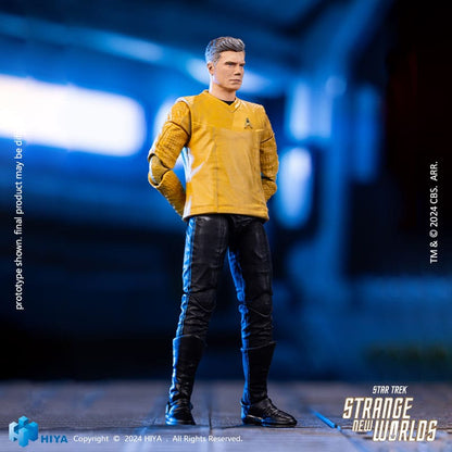 Star Trek: Strange New Worlds: Pike: Exquisite Mini Series: 1/18 Action Figure - Hiya Toys Action figures