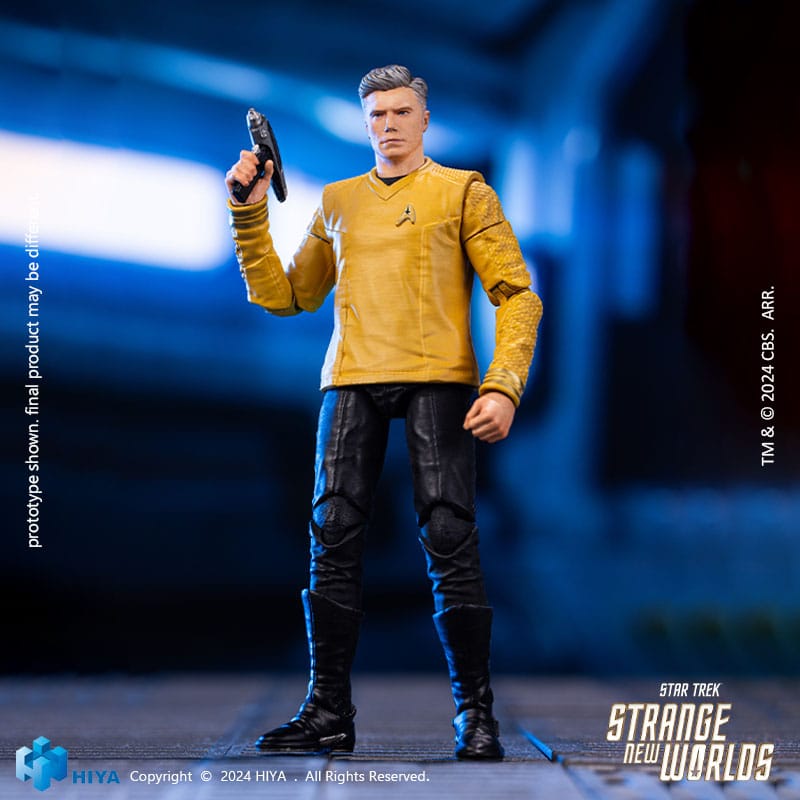 Star Trek: Strange New Worlds: Pike: Exquisite Mini Series: 1/18 Action Figure - Hiya Toys Action figures