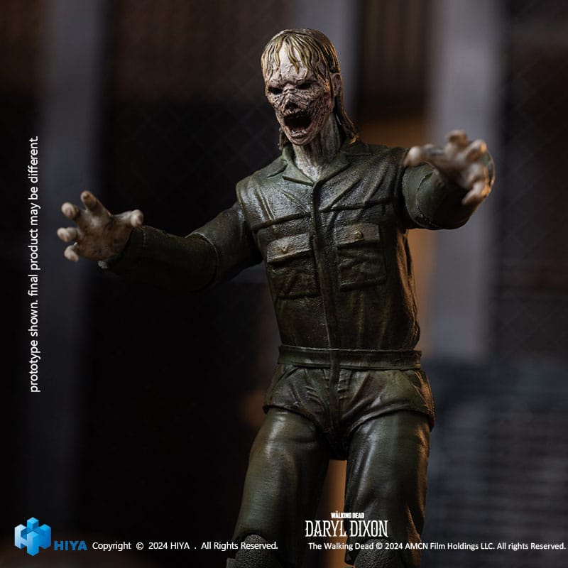 The Walking Dead Exquisite Mini Action Figure 1/18 Daryl Dixon Dark Eyes Walker 11 cm - Hiya Toys Action Figures