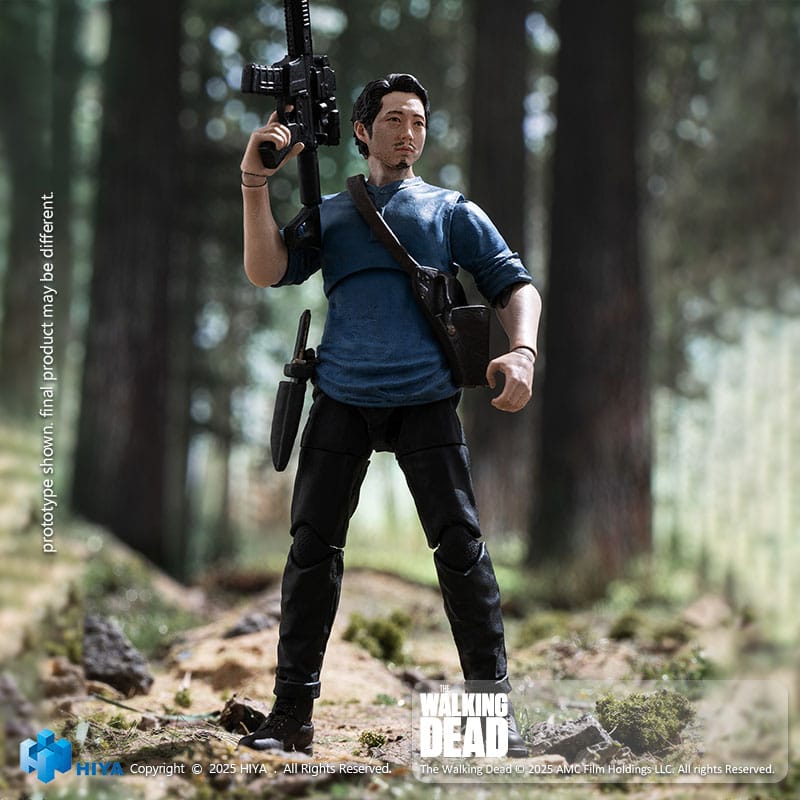 The Walking Dead Exquisite Mini Series Actionfigur 1/18 Glenn 11 cm