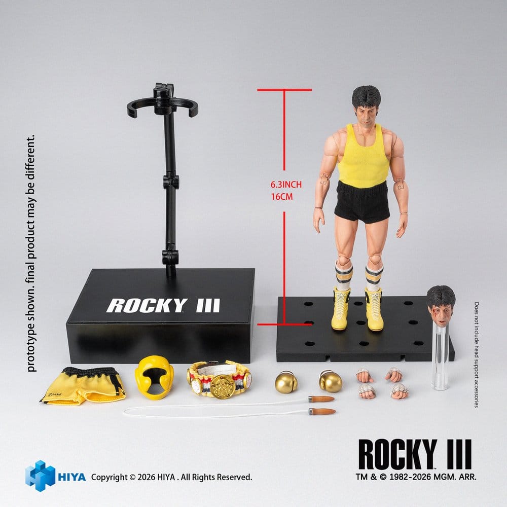 Rocky III Exquisite Super Action Figure 1/12 Rocky Boxer Version