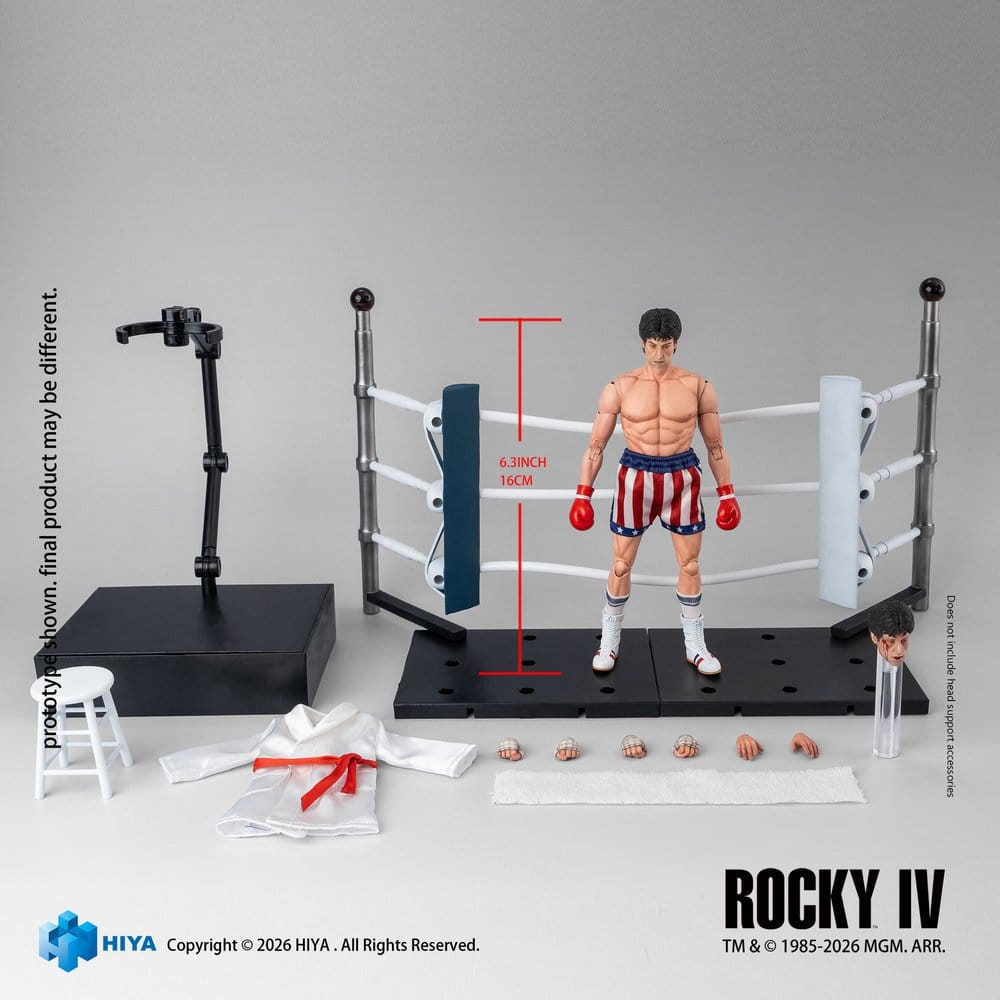 Rocky IV Exquisite Super Series Action Figure 1/12 Rocky Boxer Version 16 cm - Hiya Toys Action Figures