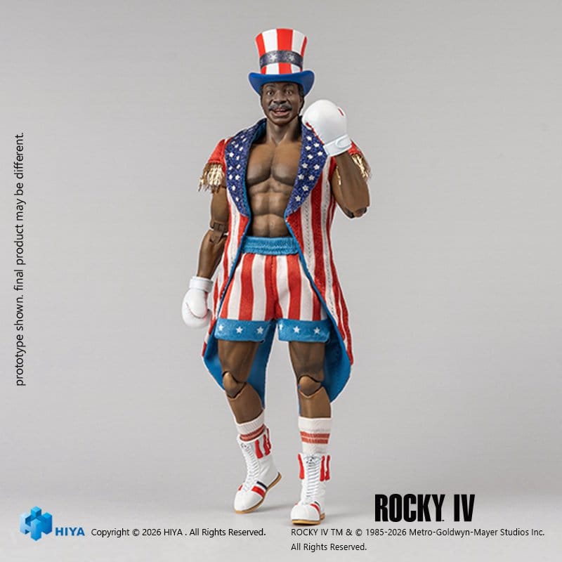 Rocky IV Exquisite Super Series Action Figure 1/12 Apollo 16 cm - Hiya Toys Action Figures