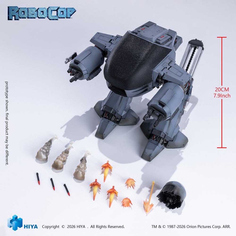 Robocop Exquisite Super Series Actionfigur 1/12 ED-209 20 cm - Hiya Toys Action Figures
