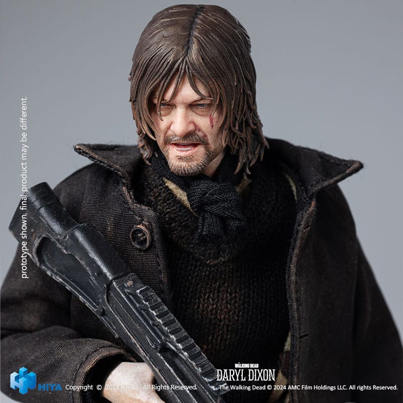 The Walking Dead: Daryl Dixon: Exquisite Super Series: 1/12 Action Figure - Hiya Toys Action figures