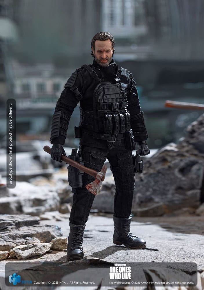 The Walking Dead: The Ones Who Lived Exquisite Super Series Actionfigur 1/12 Rick 16 cm - Hiya Toys Action Figures