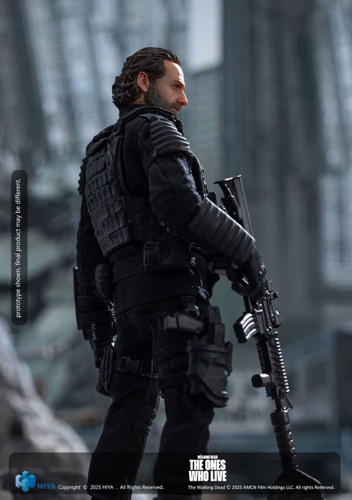 The Walking Dead: The Ones Who Lived Exquisite Super Series Actionfigur 1/12 Rick 16 cm - Hiya Toys Action Figures