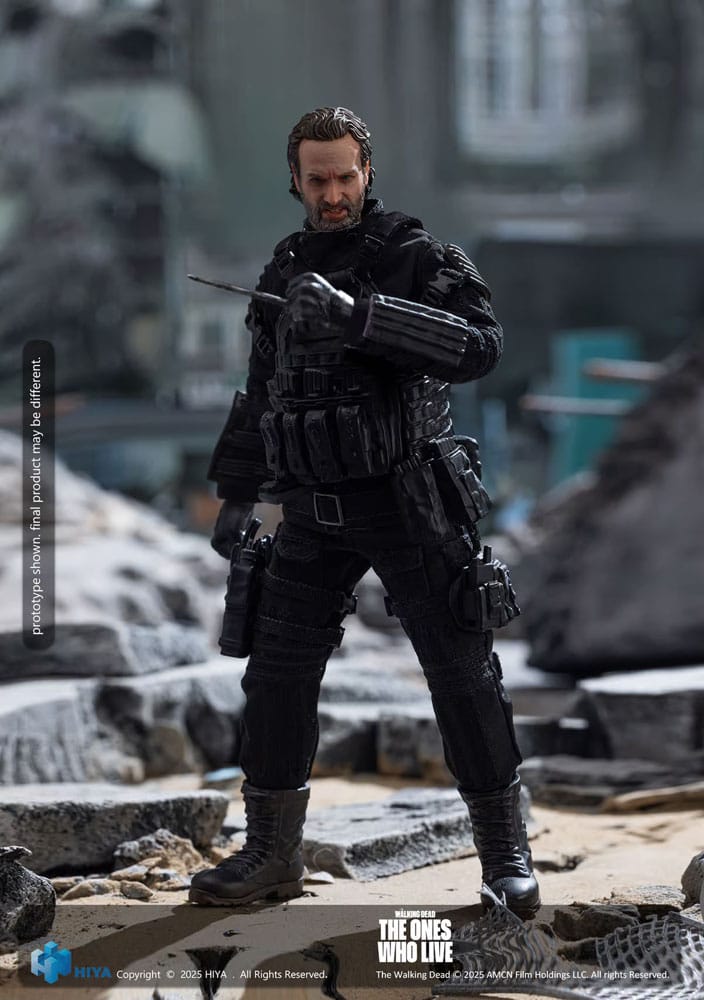 The Walking Dead: The Ones Who Lived Exquisite Super Series Actionfigur 1/12 Rick 16 cm - Hiya Toys Action Figures