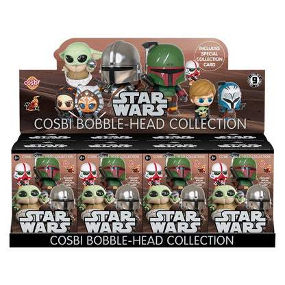 Star Wars Cosbi Mini Figures Series 1 8 cm Blind Box Display 8 - Hot Toys Blind Boxes