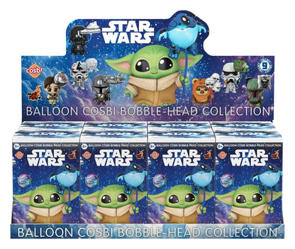 Star Wars Cosbi Mini Figures Balloon Blind Box Display (8) - Hot Toys Blind Boxes