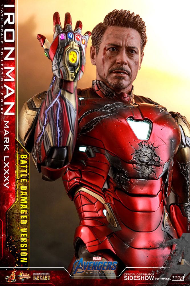 Avengers: Endgame Movie Masterpiece Diecast Action Figure 1/6 Iron Man Mark LXXXV (Battle Damaged Version) Special Edition
