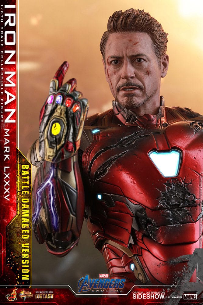 Avengers: Endgame Movie Masterpiece Diecast Action Figure 1/6 Iron Man Mark LXXXV (Battle Damaged Version) Special Edition