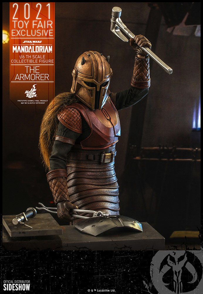 Star Wars: The Mandalorian: The Armorer 2021 Toy Fair Exclusive: Restock: Hot Toys
