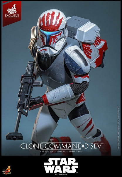 Star Wars: The Clone Wars Television Masterpiece Action Figure 1/6 Clone Commando Sev (Hot Toys Exclusive) - Hot Toys Action Figures