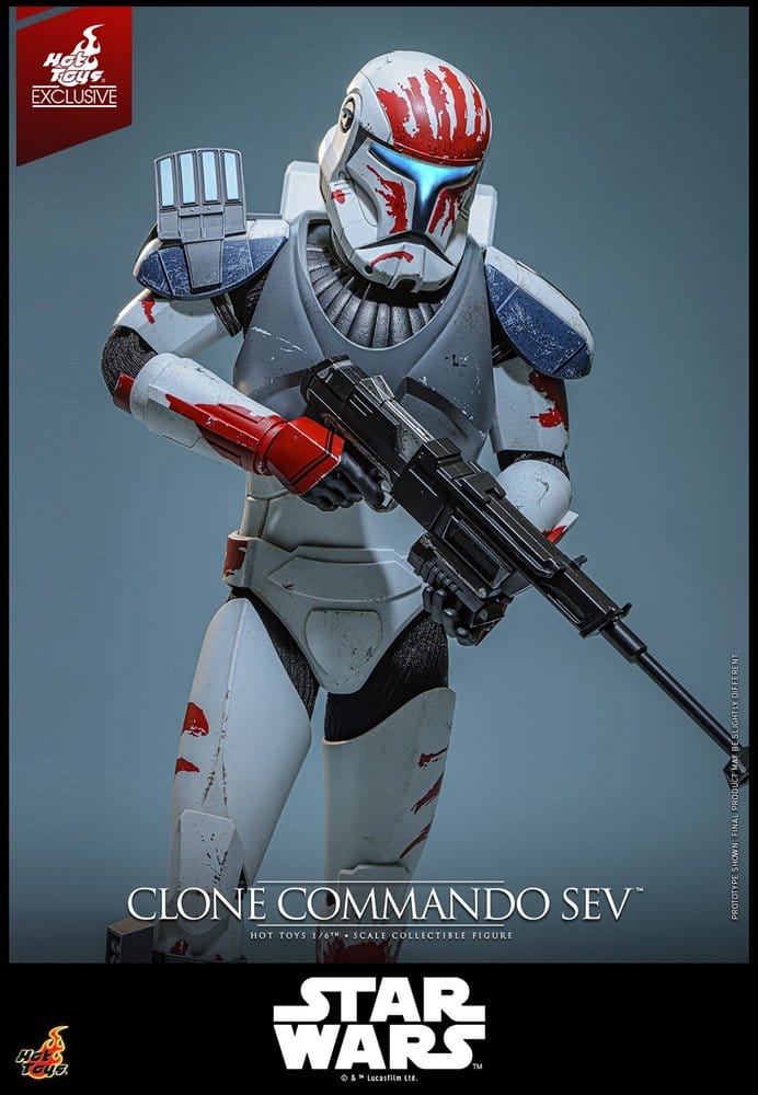 Star Wars: The Clone Wars Television Masterpiece Action Figure 1/6 Clone Commando Sev (Hot Toys Exclusive)
