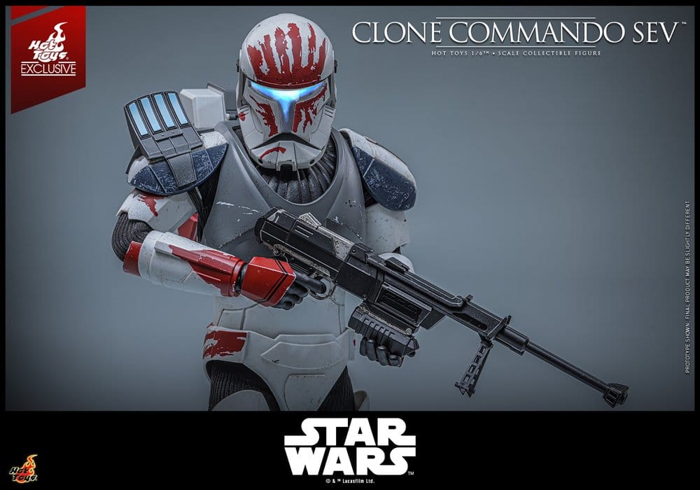Star Wars: The Clone Wars Television Masterpiece Action Figure 1/6 Clone Commando Sev (Hot Toys Exclusive)