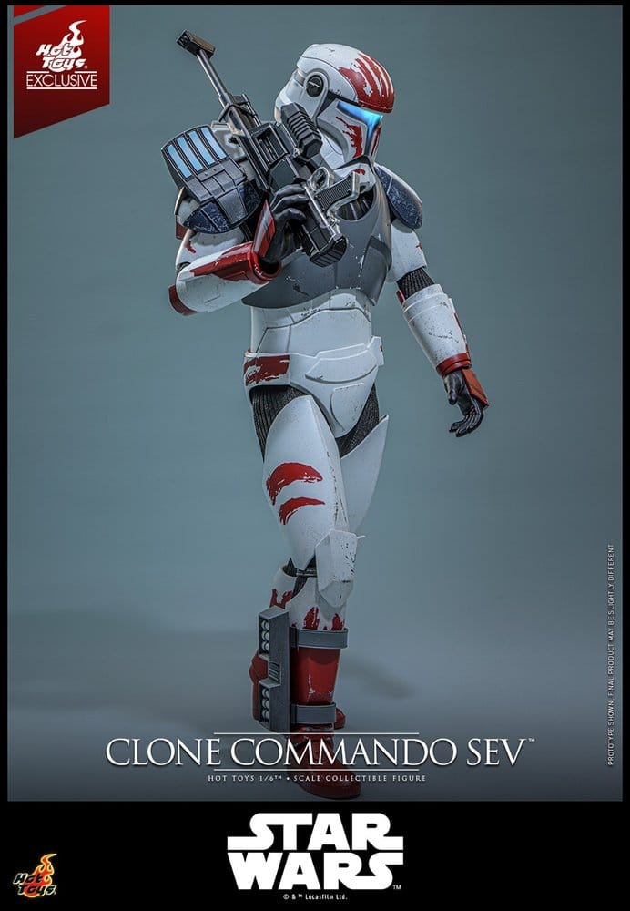 Star Wars: The Clone Wars Television Masterpiece Action Figure 1/6 Clone Commando Sev (Hot Toys Exclusive)