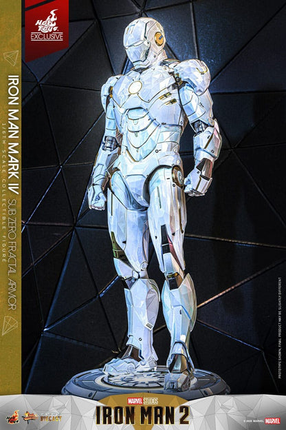 Iron Man 2: Iron Man Mark IV (Sub-Zero Fractal Armor): Hot Toys Exclusive: 1/6 Scale Action Figure