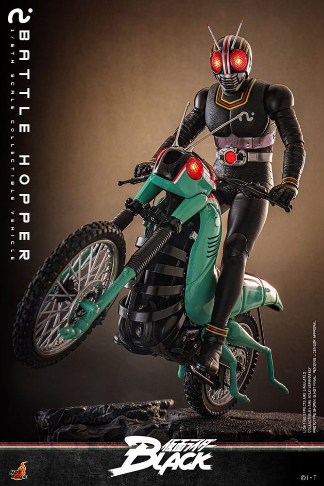 Kamen Rider Black Vehicle 1/6 Battle Hopper 36 cm - Hot Toys Vehicles
