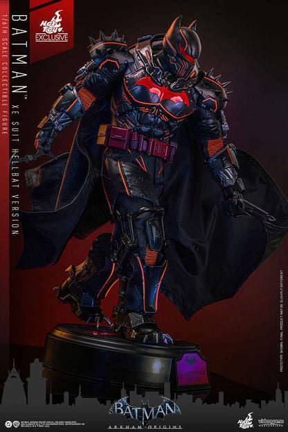 Batman Arkham Origins Videogame Masterpiece Action Figure 1/6 XE Suit Hellbat Version Hot Toys Exclusive 33 cm