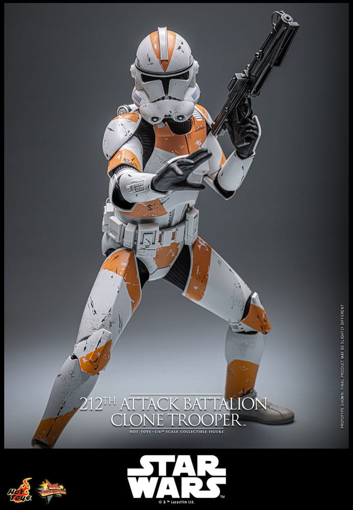 Star Wars: The Clone Wars Action Figure 1/6 212th Attack Battalion Clone Trooper 30 cm