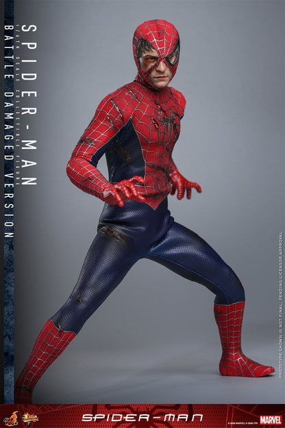 Spider-Man Movie Masterpiece Action Figure 1/6 Spider-Man (Battle Damaged Version) 30 cm - Hot Toys Action Figures