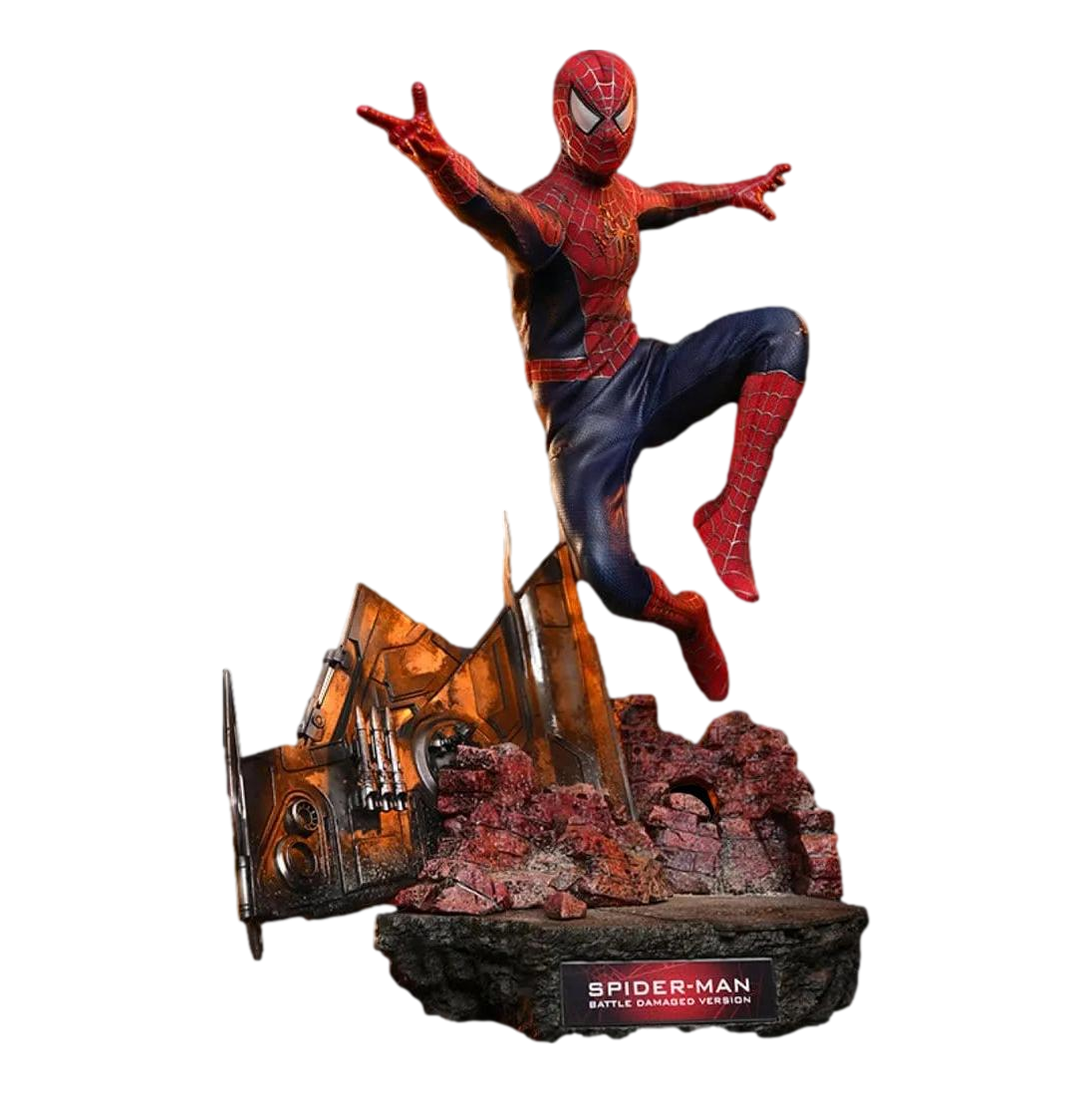 Spider-Man Movie Masterpiece Action Figure 1/6 Spider-Man (Battle Damaged Version) 30 cm - Hot Toys Action Figures