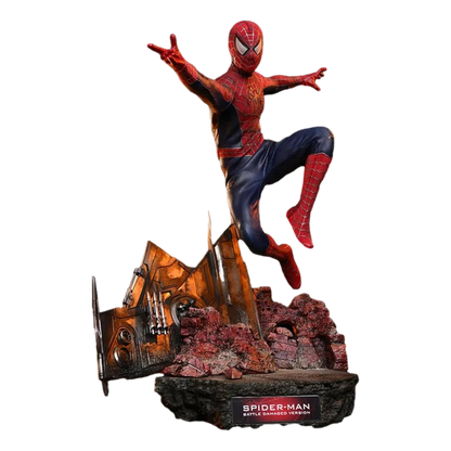 Spider-Man Movie Masterpiece Action Figure 1/6 Spider-Man (Battle Damaged Version) 30 cm - Hot Toys Action Figures