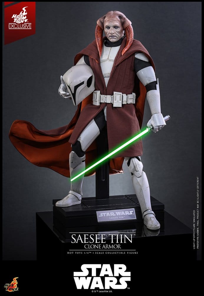 Star Wars: The Clone Wars Television Masterpiece Action Figure 1/6 Saesee Tiin (Clone Armor) (Hot Toys Exclusive)