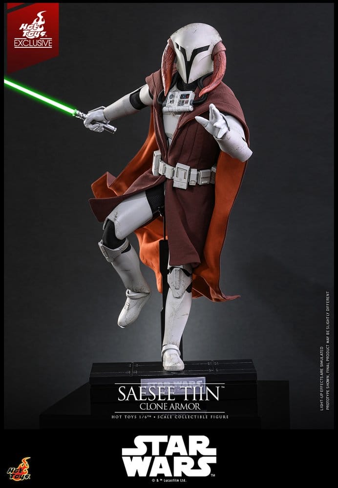 Star Wars: The Clone Wars Television Masterpiece Action Figure 1/6 Saesee Tiin (Clone Armor) (Hot Toys Exclusive)