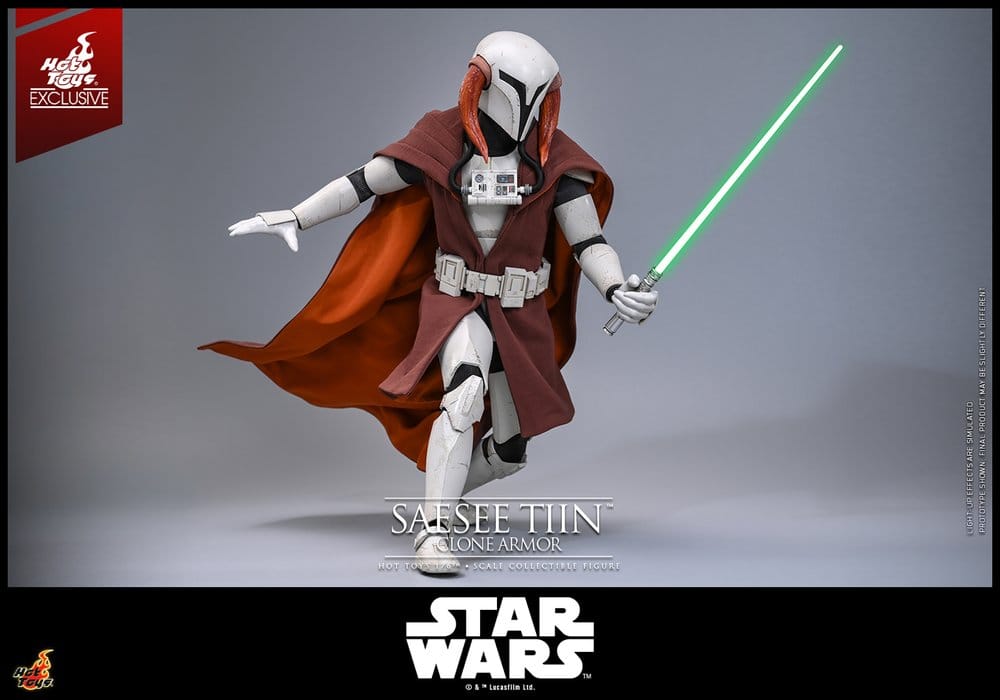 Star Wars: The Clone Wars Television Masterpiece Action Figure 1/6 Saesee Tiin (Clone Armor) (Hot Toys Exclusive)