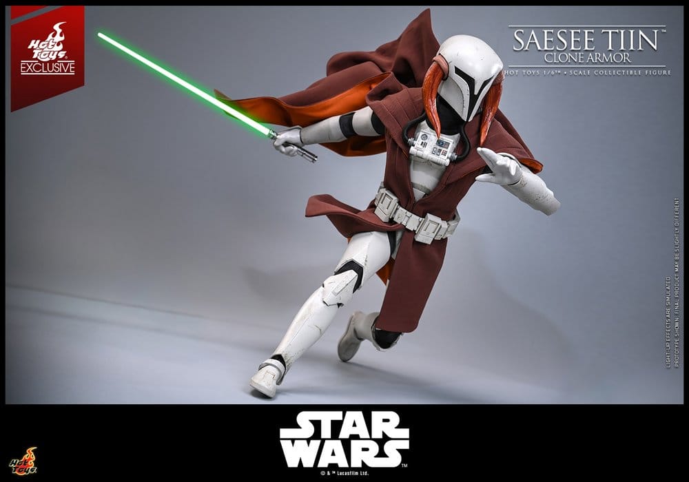Star Wars: The Clone Wars Television Masterpiece Action Figure 1/6 Saesee Tiin (Clone Armor) (Hot Toys Exclusive)