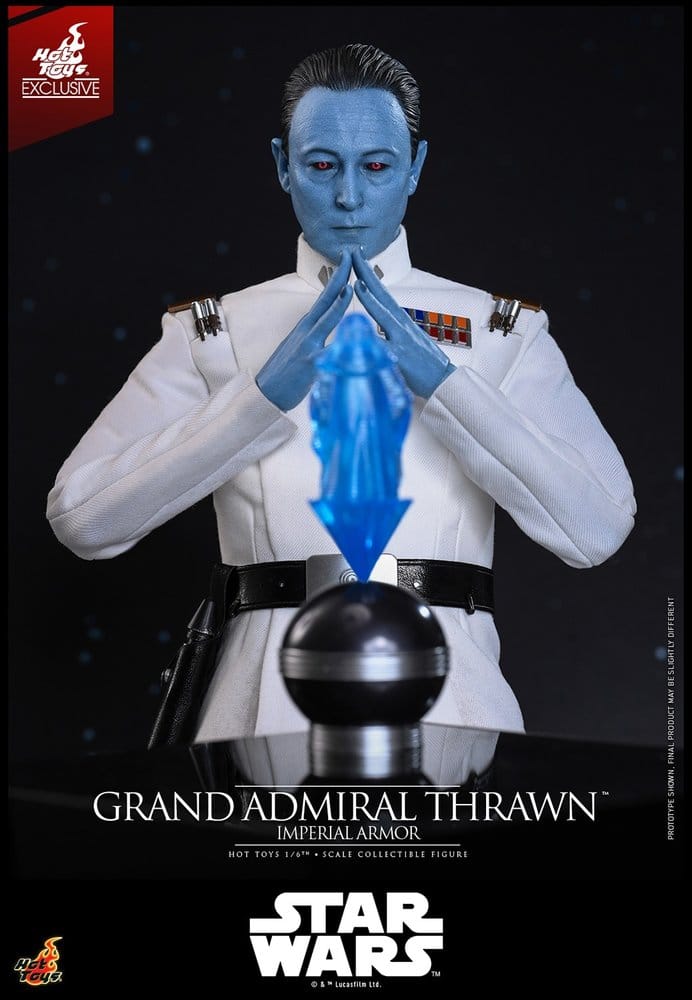 Star Wars: Rebels Television Masterpiece Action Figure 1/6 Grand Admiral Thrawn (Imperial Armor) Hot Toys Exclusive