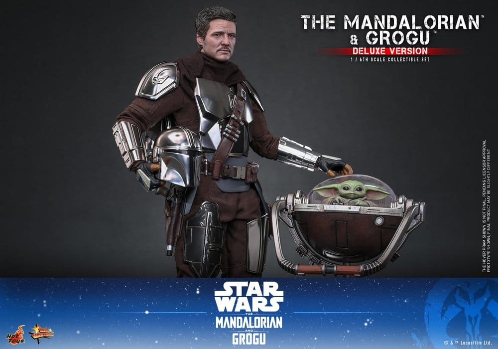 Star Wars: The Mandalorian & Grogu Movie Masterpiece Action Figure 1/6 The Mandalorian and Grogu (Deluxe Version) 31 cm - Hot Toys Action Figures