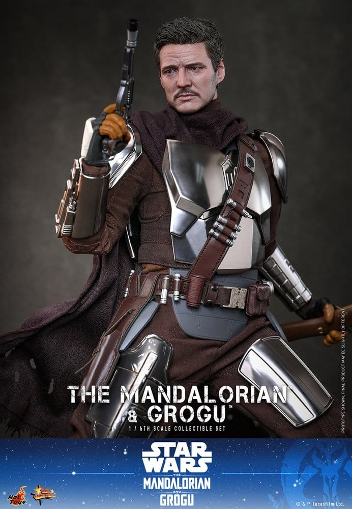 Star Wars: The Mandalorian & Grogu Movie Masterpiece Action Figure 1/6 The Mandalorian and Grogu 31 cm - Hot Toys Action Figures