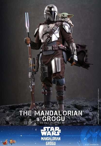 Star Wars: The Mandalorian & Grogu Movie Masterpiece Action Figure 1/6 The Mandalorian and Grogu 31 cm - Hot Toys Action Figures