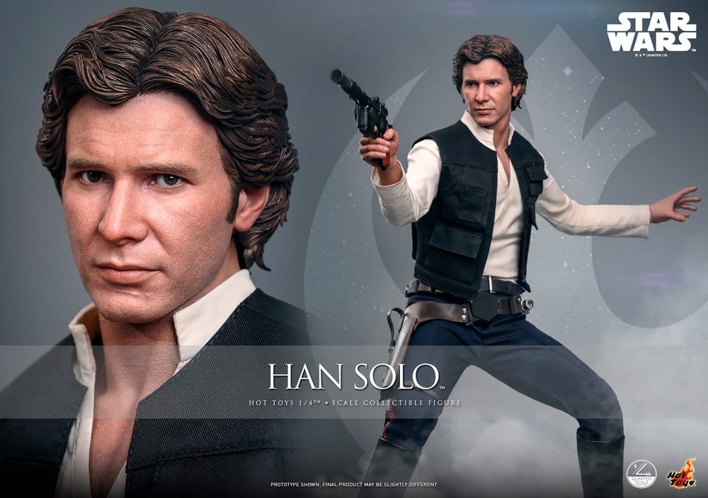 Star Wars Episode IV Action Figure 1/4 Han Solo 46 cm - Hot Toys Action Figures